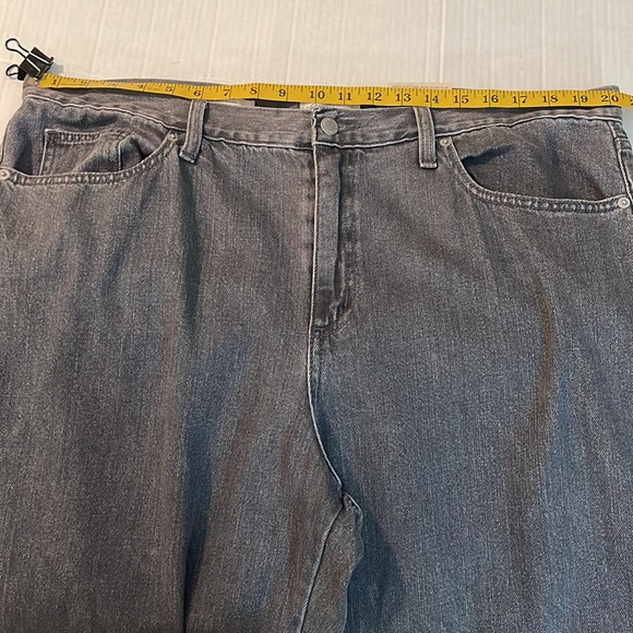 ♻️ New Universal Thread Gray 100 % Cotton Non Stretch Jeans size 18/34 Regular - Picture 9 of 10
